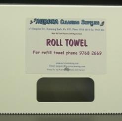 Paper - Roll Towel Dispenser Metal White Powder Coated