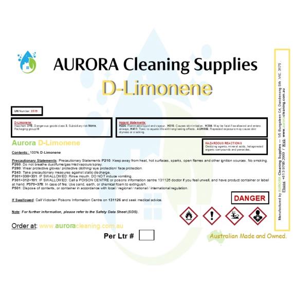 Raw Materials - D-limonene