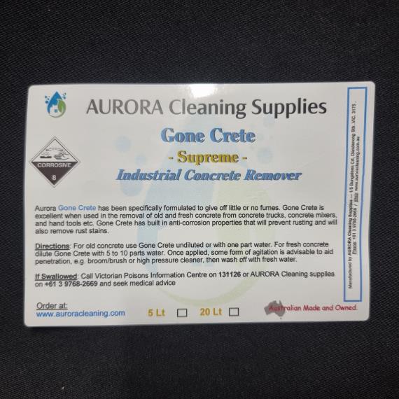 Specialty Products - Gone Crete - Supreme - Industrial Concrete Remover