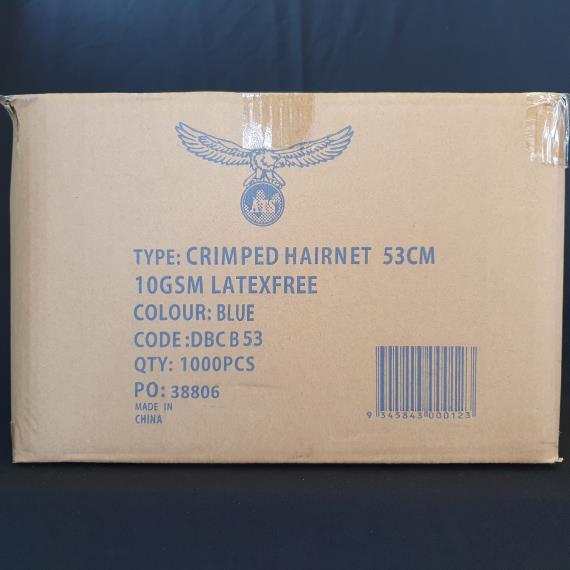 Gloves & Disposables - Hair Nets Blue 21 Inch