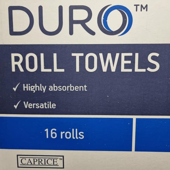 Paper - Duro Hand Towel 16 Rolls 80 Metre