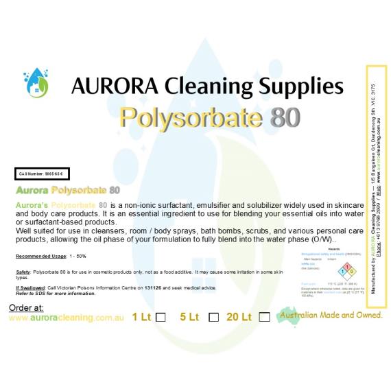 Bath Bomb Soap Making, Raw Materials - Polysorbate 80