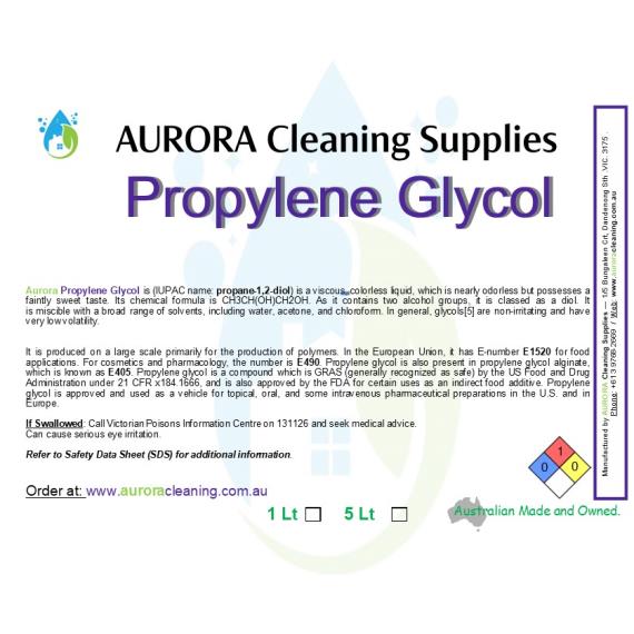 Raw Materials - Propylene Glycol