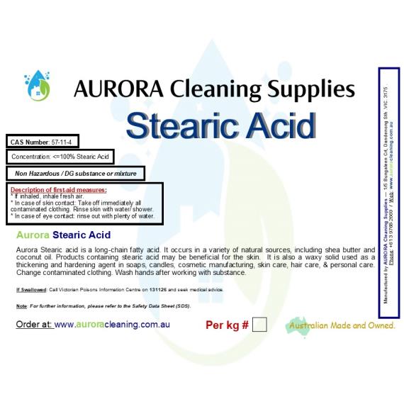 Bath Bomb Soap Making, Raw Materials - Stearic Acid