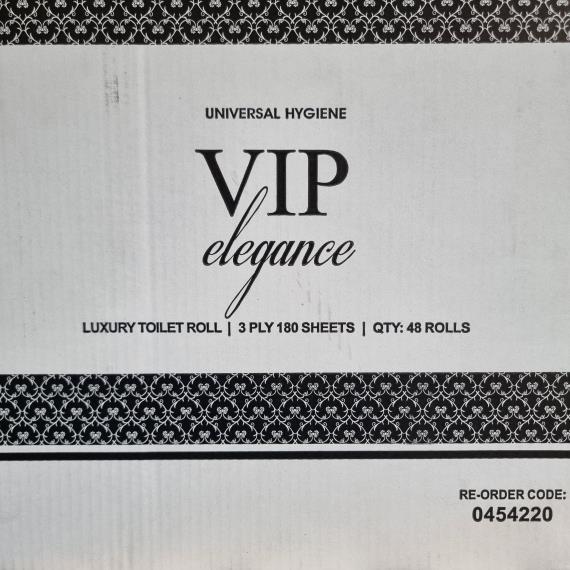 Paper - Toilet Paper Luxurious 180 Sheet 3 Ply 48 Rolls Individually Wrapped