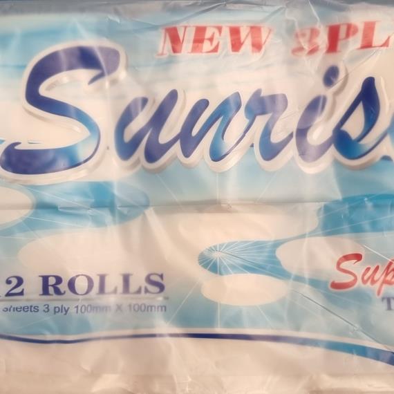 Paper - Toilet Paper Luxurious 180 Sheet 3 Ply 48 Rolls Plastic Wrapped